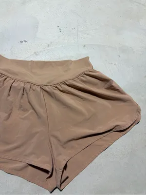 Aerie offline Women’s High-Waist Athletic Shorts in Taupe small thumbnail 3