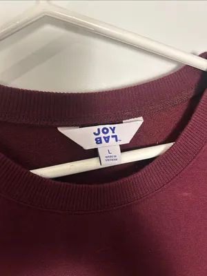 JoyLab Women's Crewneck Sweatshirt in Burgundy thumbnail 4