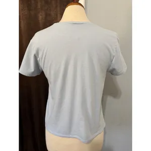 Marvel Spider-Man New York 1962 Graphic Tee Light Blue XL Short Sleeve Crop Top thumbnail 3