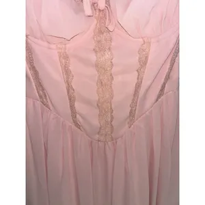 NWT Windsor Pink Such A Flirt Sweetheart Lace Trim Skater Dress Corset Small thumbnail 8