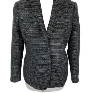 Lucky Brand Blue Blazer 4 Womens Career Office Casual Layering thumbnail 3