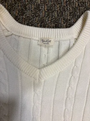 PacSun Woven Pattern Sweater V-neck thumbnail 2