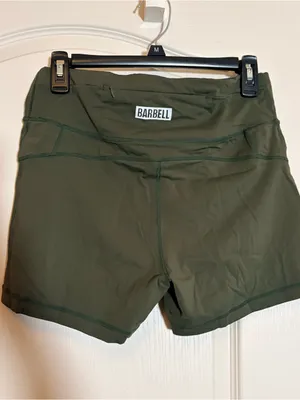 Barbell Apparel Women's Short Pull On. SZ Large. Olive Green thumbnail 2