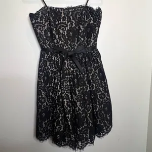 Robert Rodriguez Black‎ Strapless Lace Dress thumbnail 4