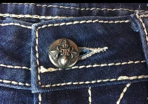 Miss Me Easy Boot Embellished Jeans Size 27 thumbnail 6