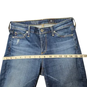 AG Adriano Goldschmied Midi Ankle Mid Rise Legging Ankle Jeans‎ Size: 25 thumbnail 4