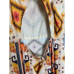 Never Fully Dressed Aztec Tribal Print Maxi Dress Boho Festival UK 12 / US 10 thumbnail 9
