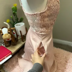 Crystal doll Formal fit and flare dress thumbnail 4