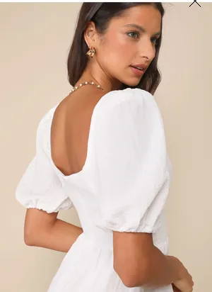 Lulus White Mini Dress thumbnail 3