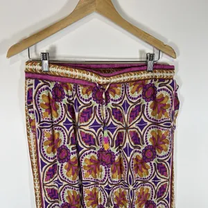 Emerson Rose‎ Women Multicolor Casual Pants Size M Boho Beaded Retro Casual thumbnail 3