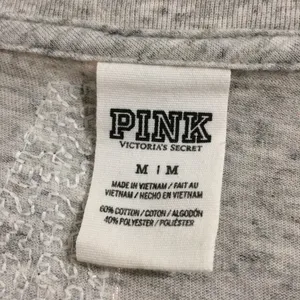 PINK Victoria's Secret V-Neck Long Sleeve Bling Tee thumbnail 3