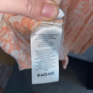 Anthropologie Claudia Embroidered Babydoll Tunic spring Boho Western peach thumbnail 11