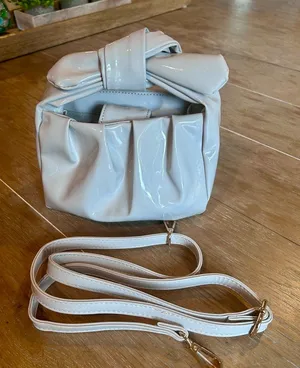 Anthropologie Mini Bag with Modern Pleated Design thumbnail 1
