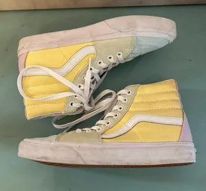 Vans Sk8-Hi Pastel Color Block Shoe Women's Size 7 Hi Top Skater Fashion Sneaker thumbnail 11