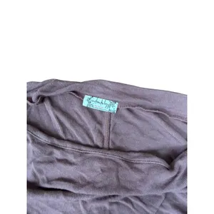 Free People Intimately Mauve Ribbed Long Sleeve Ruched Top Size XS‎ OB856272 thumbnail 3