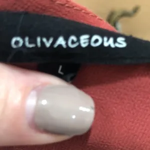 Olivaceous short sleeve short dress large thumbnail 5