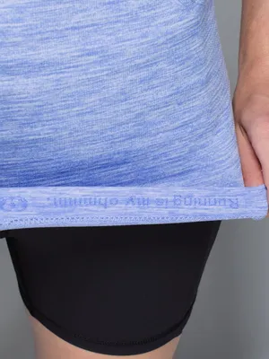 Lululemon Run: Swiftly Tech V Neck Heathered Lullaby Blue Size 6 thumbnail 8