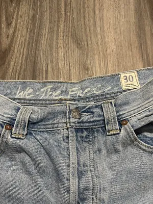 We The Free Light Blue Denim Jean Shorts thumbnail 2