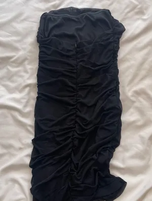 NWT Black Mesh Bodycon Dress thumbnail 6