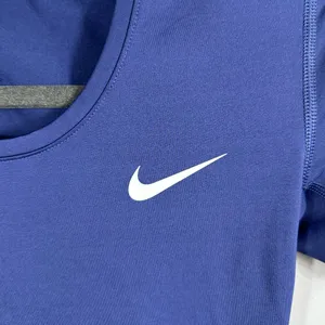Nike Dri-FIT Short Sleeve Athletic Top Blue Running Workout Shirt Women’s Size S thumbnail 6
