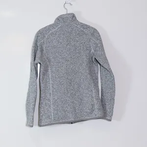 Patagonia Women's Better Seater Full Zip Knit Stretch Sweater Jacket Gray Small thumbnail 4