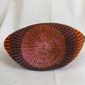 Boho Woven‎ Straw Tote Bag Multi Color Striped Beach Shoulder Bag Summer Purse thumbnail 5