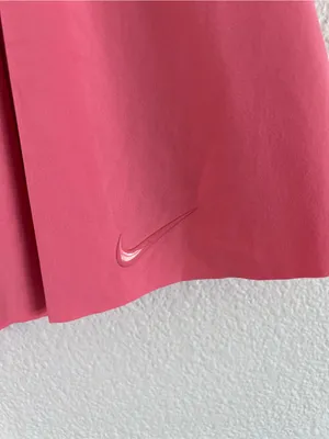 Nike Dri-Fit Women's Pink Coral Tennis Skort Pleated thumbnail 2