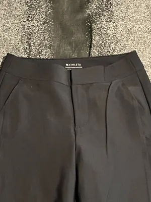 Womens sz4 Athleta Black Stellar Straight Crop Pant-casual/travel/work thumbnail 4