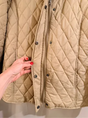 White Stag Quilted Lightweight Jacket in Beige thumbnail 2