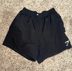 Gymshark Black Athletic Shorts Womens XS Logo Gym Workout Training‎ thumbnail 1