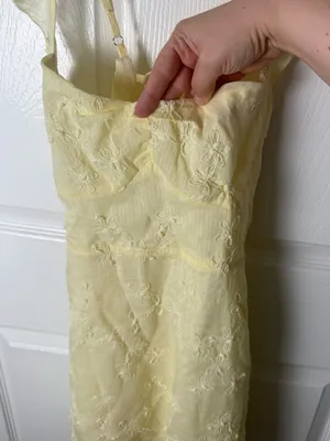 Princess Polly Landon Mini Dress Lemon 2 thumbnail 6