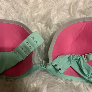 Victoria’s Secret PINK blue lightly lined underwire bra womans 34b thumbnail 5