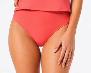 Vince Camuto Pop Coral Swim Bottoms NWT High Rise‎ Bikini XS thumbnail 1