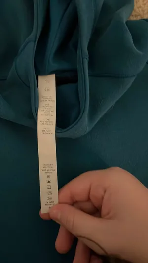 Blue Lululemon cropped hoodie women 10 thumbnail 2