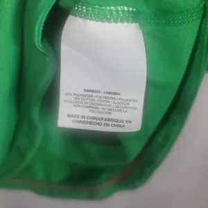 Nike DriFit Women's 1/4 Zip Running Hoodie Green Striped Pullover Hooded Shirt M thumbnail 11