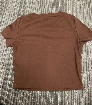 SheIn Brown  Cropped T-Shirt thumbnail 3