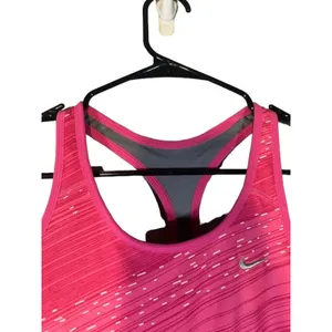 Nike Dri-Fit Pink Speckled Athletic Workout Running Casual Tank Top Women Sz M thumbnail 5