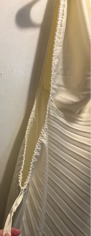 Long cream colored dress White Size M thumbnail 5
