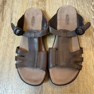 Keen Emerald City‎ II Slip-on Leather Sandals 7 thumbnail 2