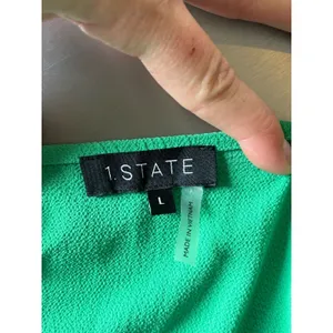 1. STATE Green Cami Top Ruffle Trim Sleeveless Casual Tank Top‎ Size L thumbnail 4