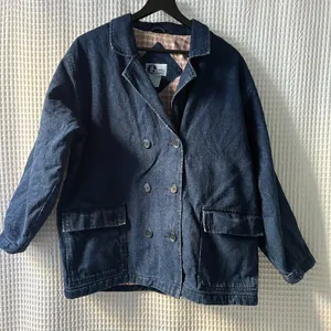 Arizona Jeans Vintage lined cotton denim chore barn work jacket women's L/XL thumbnail 1