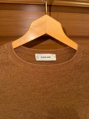 Everlane Cropped Crew Top in Ultrafine Merino thumbnail 4