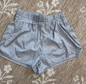 Yogalicious gray Women's Elastic Waist Shorts thumbnail 1