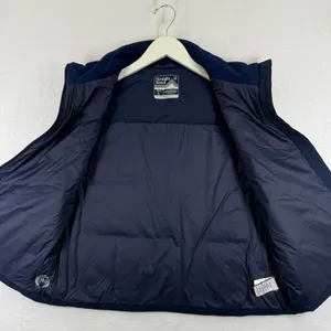 Straight Down Sandy Puffer Vest New‎ indigo Blue Insulated Full Zip Size Large thumbnail 7