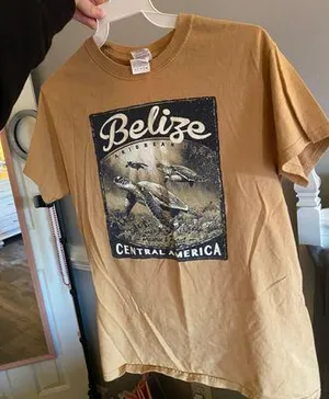 belize t shirt Tan thumbnail 1