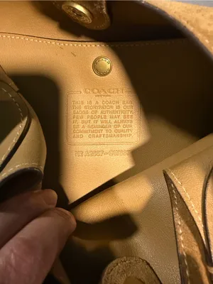 Coach Suede Hobo Bag in Camel thumbnail 9