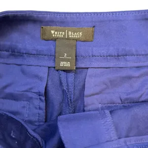 White House Black Market Blue Shorts Women’s Size 2 thumbnail 6