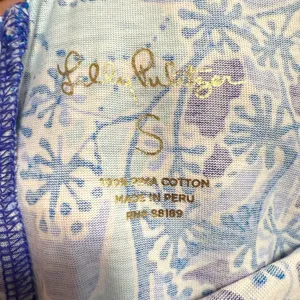Lilly Pulitzer Kristen Dress Koalafications‎ Royal Purple Floral Pima Size S thumbnail 4