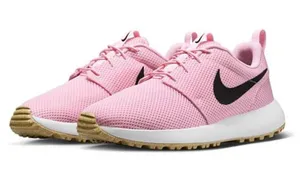 Nike Roshe G Next Nature Spikeless Golf Shoes Soft Pink Gum DV1202-601-Worn Once thumbnail 1