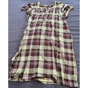 Secret Treasures Womens Purple Plaid Lace Trim Nightgown Sleep Dress XL 16-18 thumbnail 2